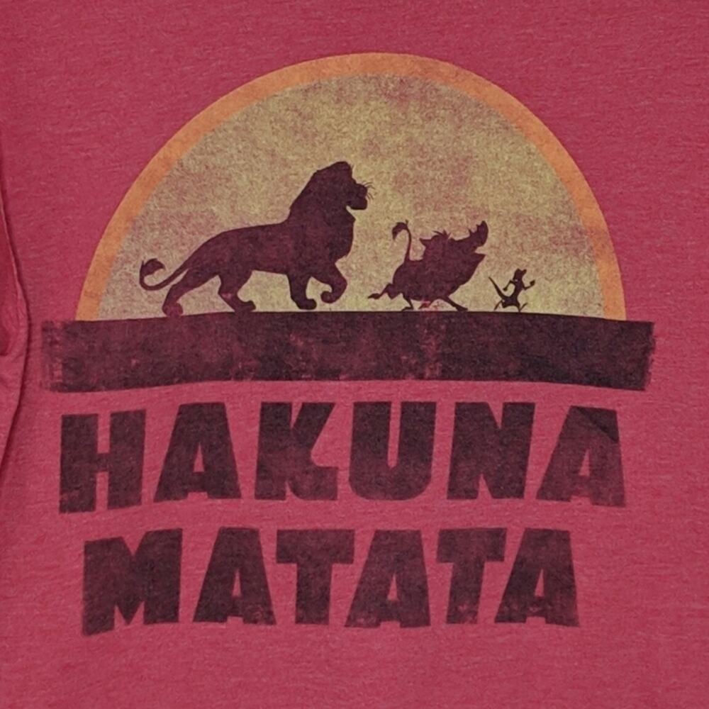 Disney Hakuna Matata T-shirt - Size M - GUC